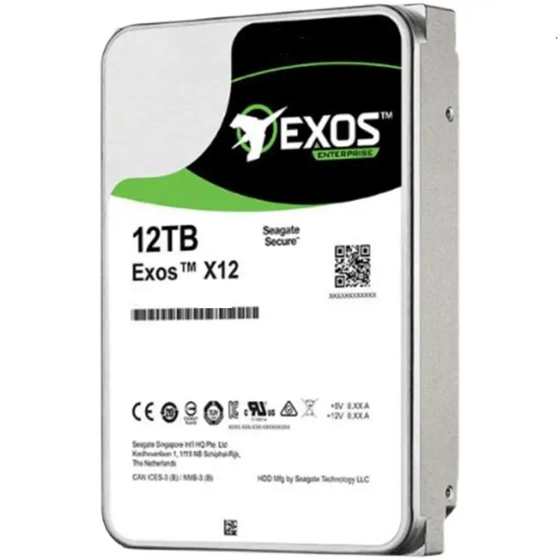 2025 Original Brand 12TB HDD 7200rpm 256MB Cache SATA III 3.5