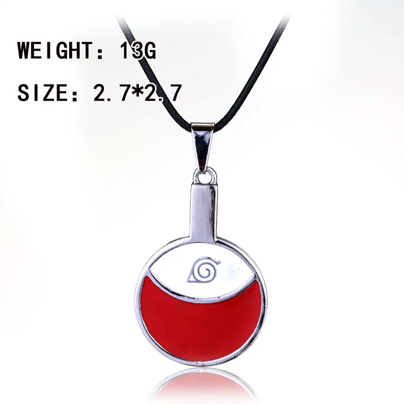 Akatsuki Red Cloud Alloy Pendant Necklace — product detail