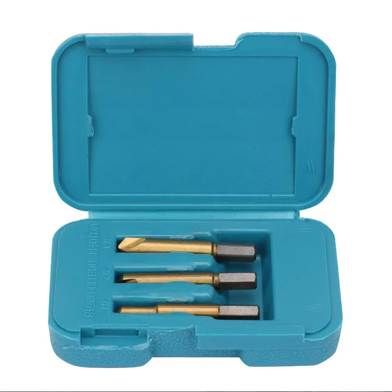 Estrattore di viti in acciaio ad alta velocità Realmote con vite in scatola di plastica Set di rimozione dei denti scorrevoli accessori per strumenti di manutenzione automatica