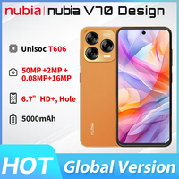 Original Nubia v70 Design Global Version Mobile Phone 5000mAh Long-lasting Battery 6.7 HD display 120Hz 50M NFC