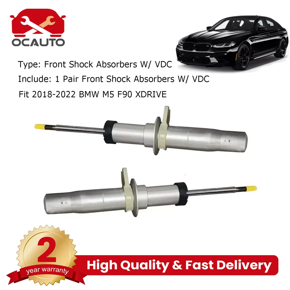 Pair Front Shock Absorber W/VDC For 2018-2022 BMW M5 F90 XDRIVE LH: 31317856893 RH: 31317856894 NEW