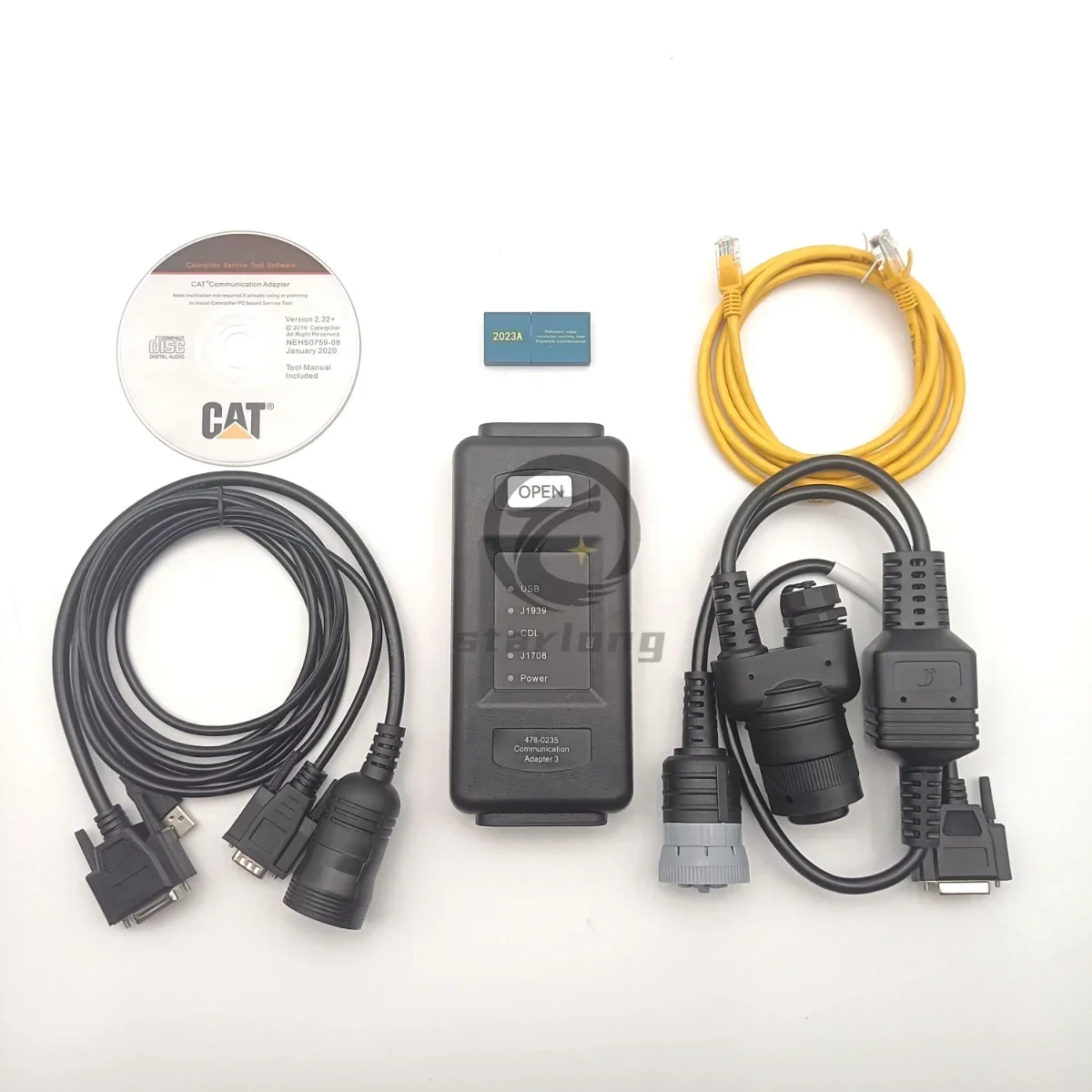 2023A ET4 478-0235 Diagnostic Tool For Caterpillar 538-5051 Communication Adapter Truck Excavator Testing Scanner