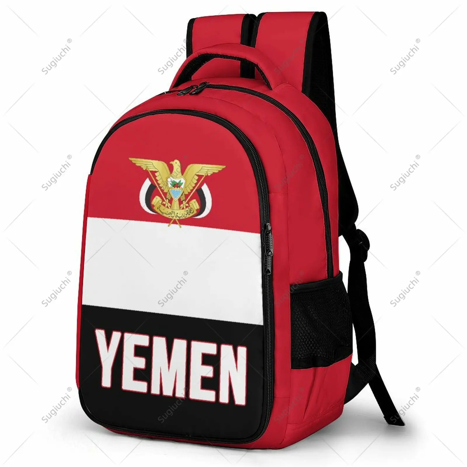 Backpack Yemen Flag Student Schoolbag Smart Business Travel Leisure Backpack Laptop Back Pack Office Work Bag