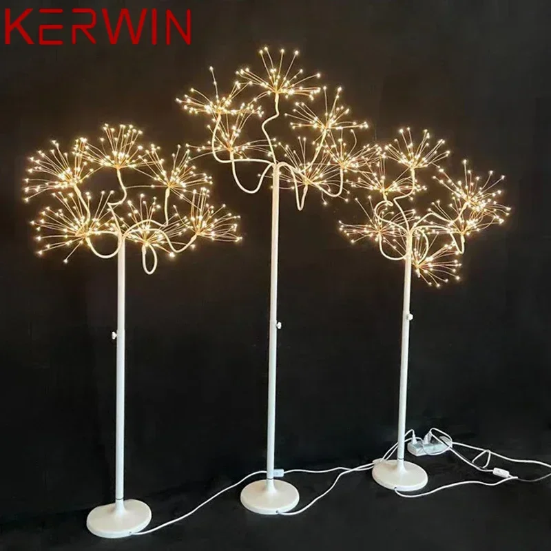 KERWIN-Lámpara LED de ambiente de paisaje moderno, luces de fuegos artificiales creativas para interiores, decoración de fondo de escenario para fiesta de boda