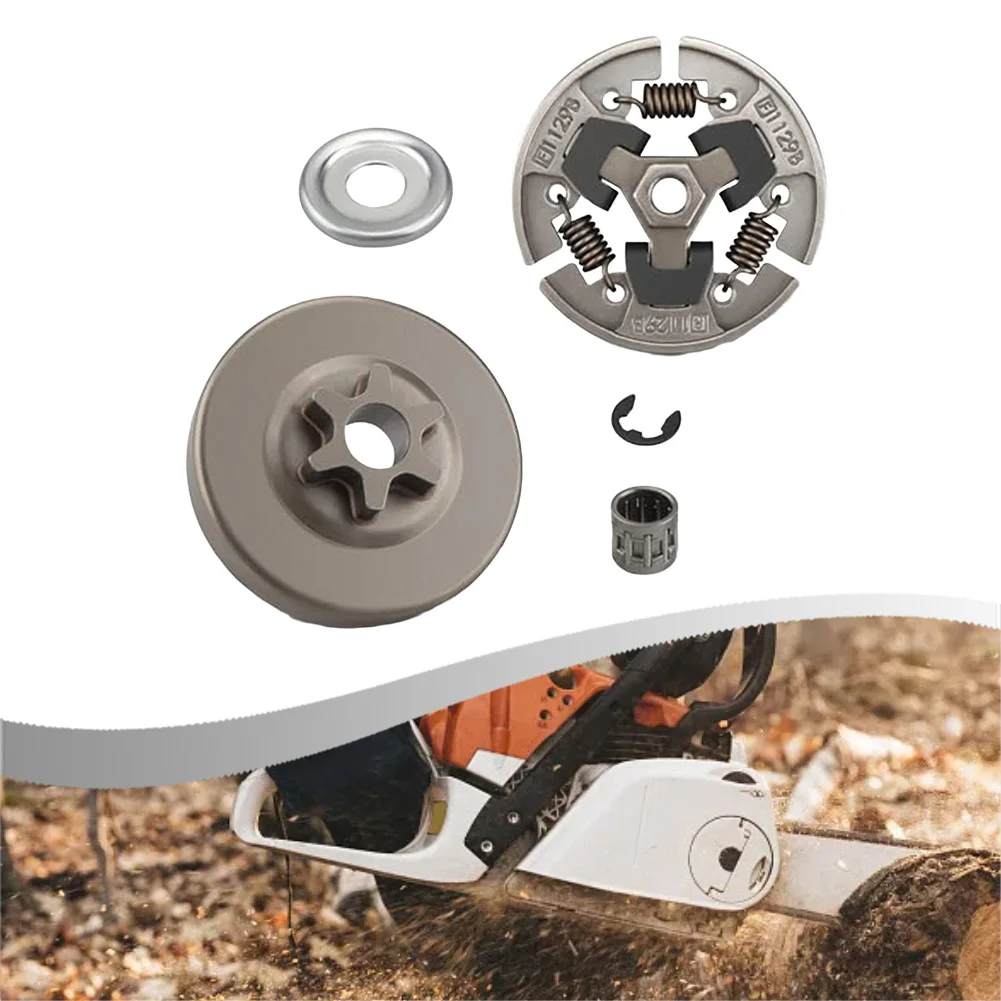 3/8 6T Clutch Drum Bearing Kit With Spur Sprocket For MS192T MS193T MS194T MS200 MS200T MS201 MS201T