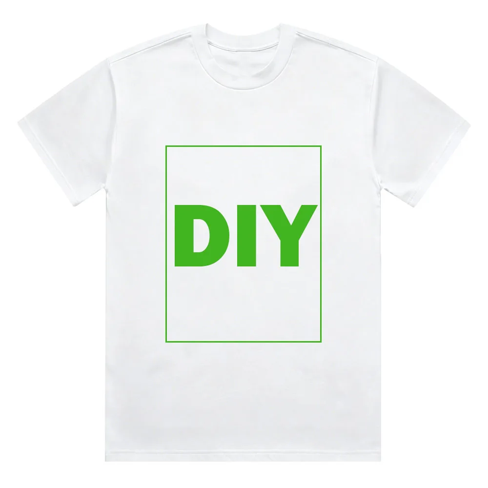 DIY Custom Cotton Tees Women Men Clothing Customized Graphic T Shirt Summer High Quality Soft O-neck Short Sleeve Casual Clothes image 3