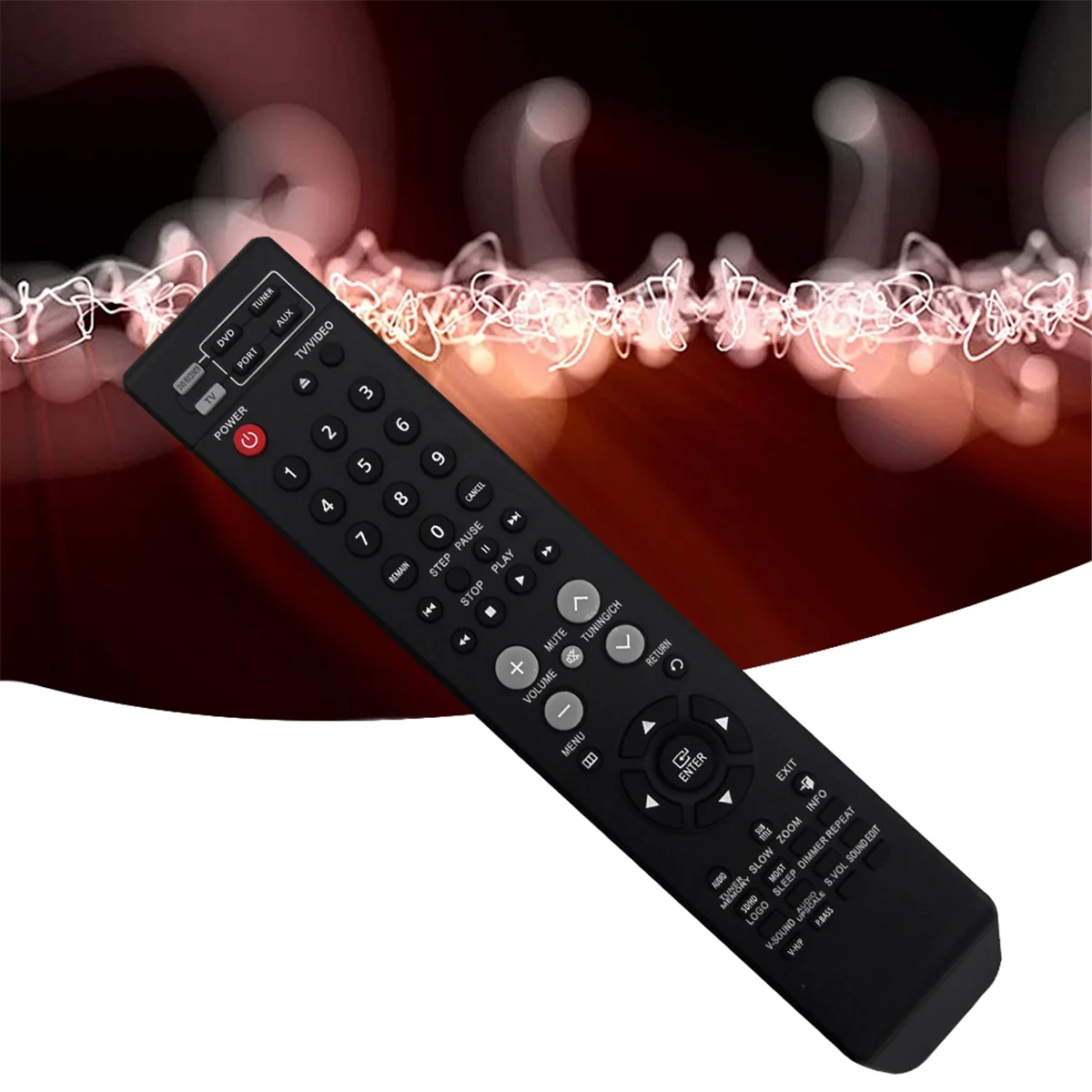 Controle remoto para samsung ah59-01907k, para ah59-01907s, ah59-01907r, ht-z110, ah59-01907c, ah59-01907l, para sistema de home theater