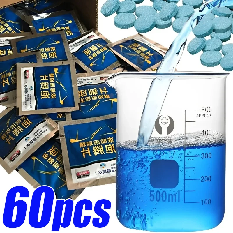 

60-1pcs Car Effervescent Tablets Windshield Cleaner Windscreen Wiper Washing Home Toilet Window Cleaning Tabet Solid Washer