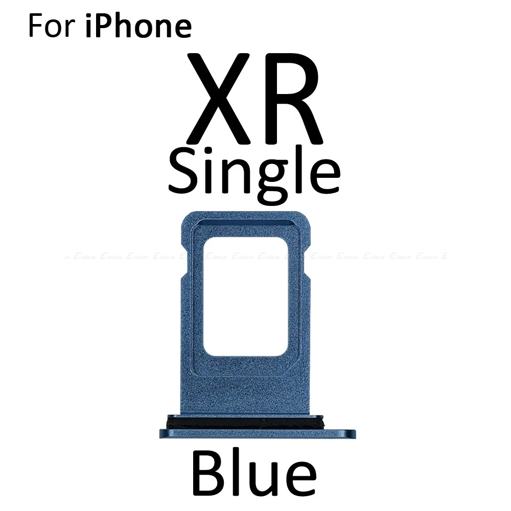 For iPhone XR Sim Card Tray Slot Holder Adapter Repair Parts