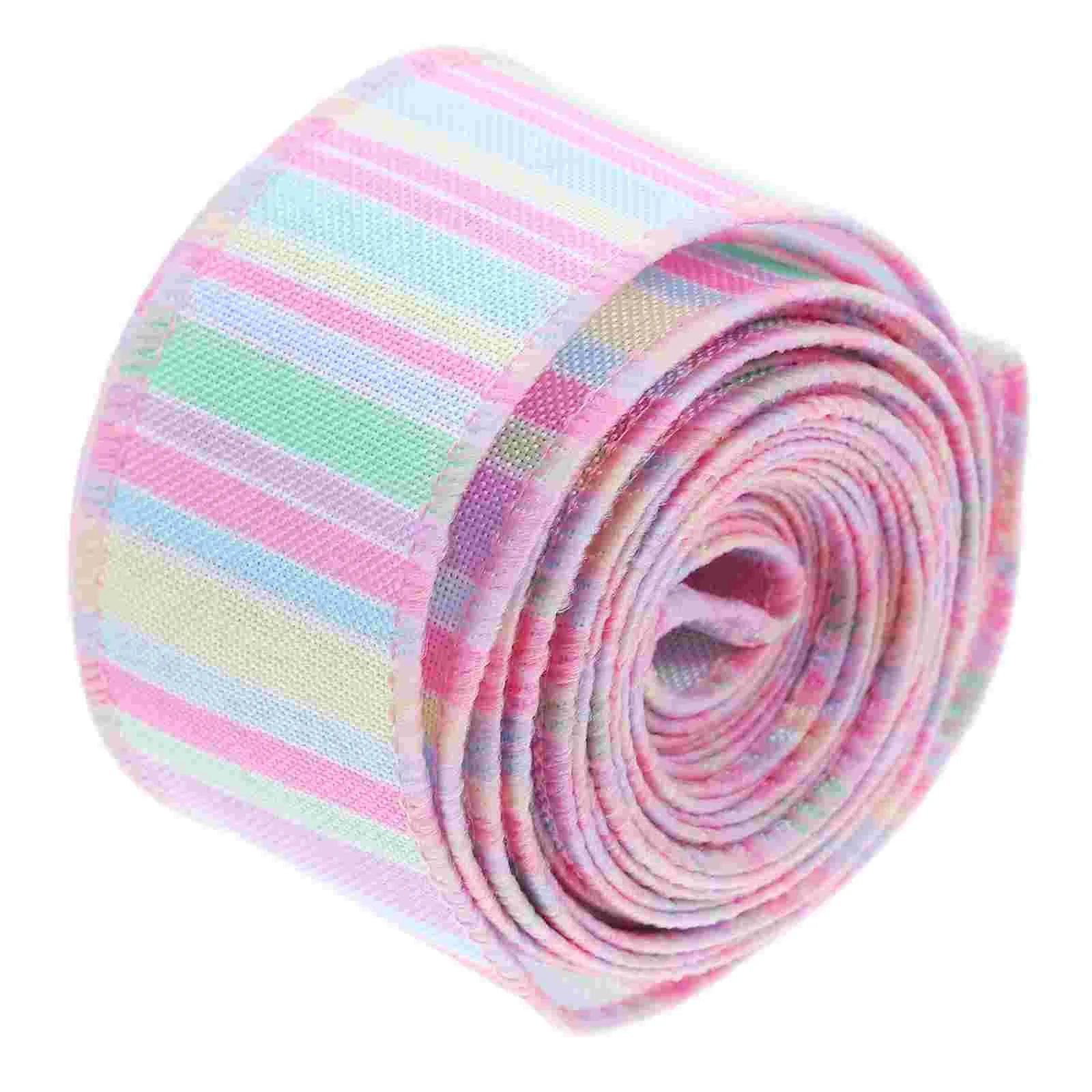 

Easter Ribbon for Decoration Packing Present Bows Flowers Garland Pastel Colored Ribbons Craft Twine