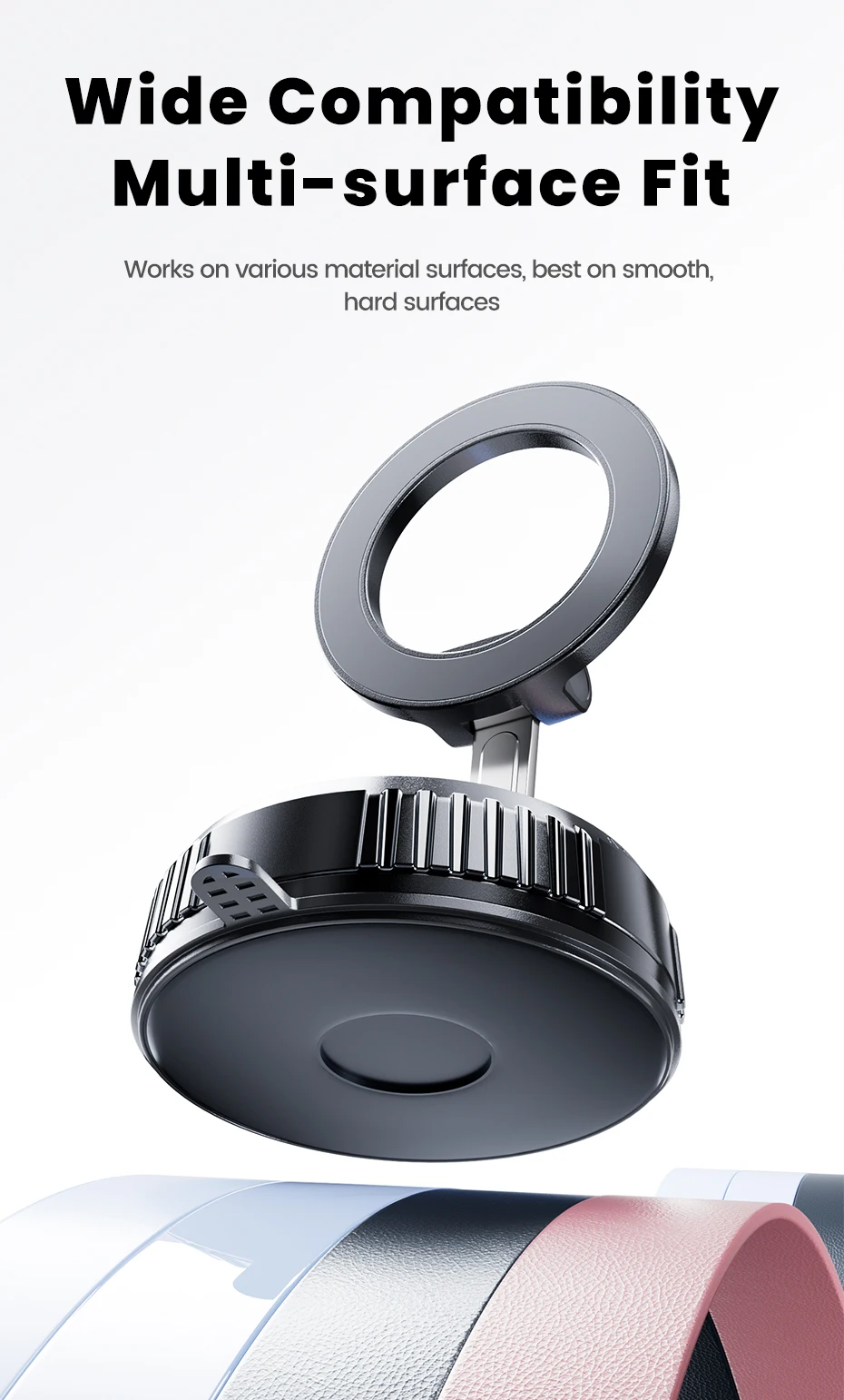 Toocki Vakuum-Magnetischer Auto-Handyhalter Saugnapf-Autohalterung 360° ° Verstellbarer, faltbarer Ständer für iPhone, Xiaomi, Huawei, Samsung – Detail 8