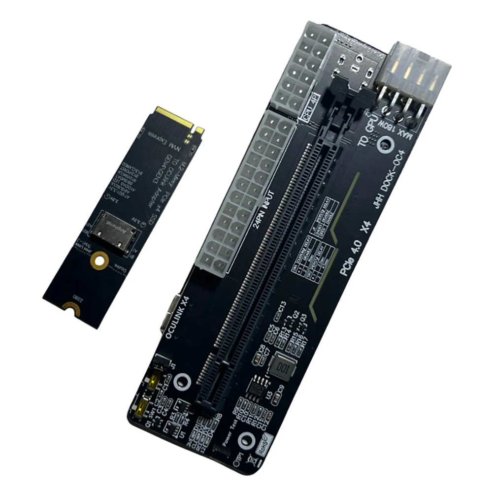 الاتجاه الساخن-For Oculink/M.2 Nvme بطاقة الرسومات الخارجية للكمبيوتر المحمول EGPU حافظة GPU Dock PCIE 4.0X4 Gen4 بطاقة توسيع GDP للكمبيوتر المحمول #4