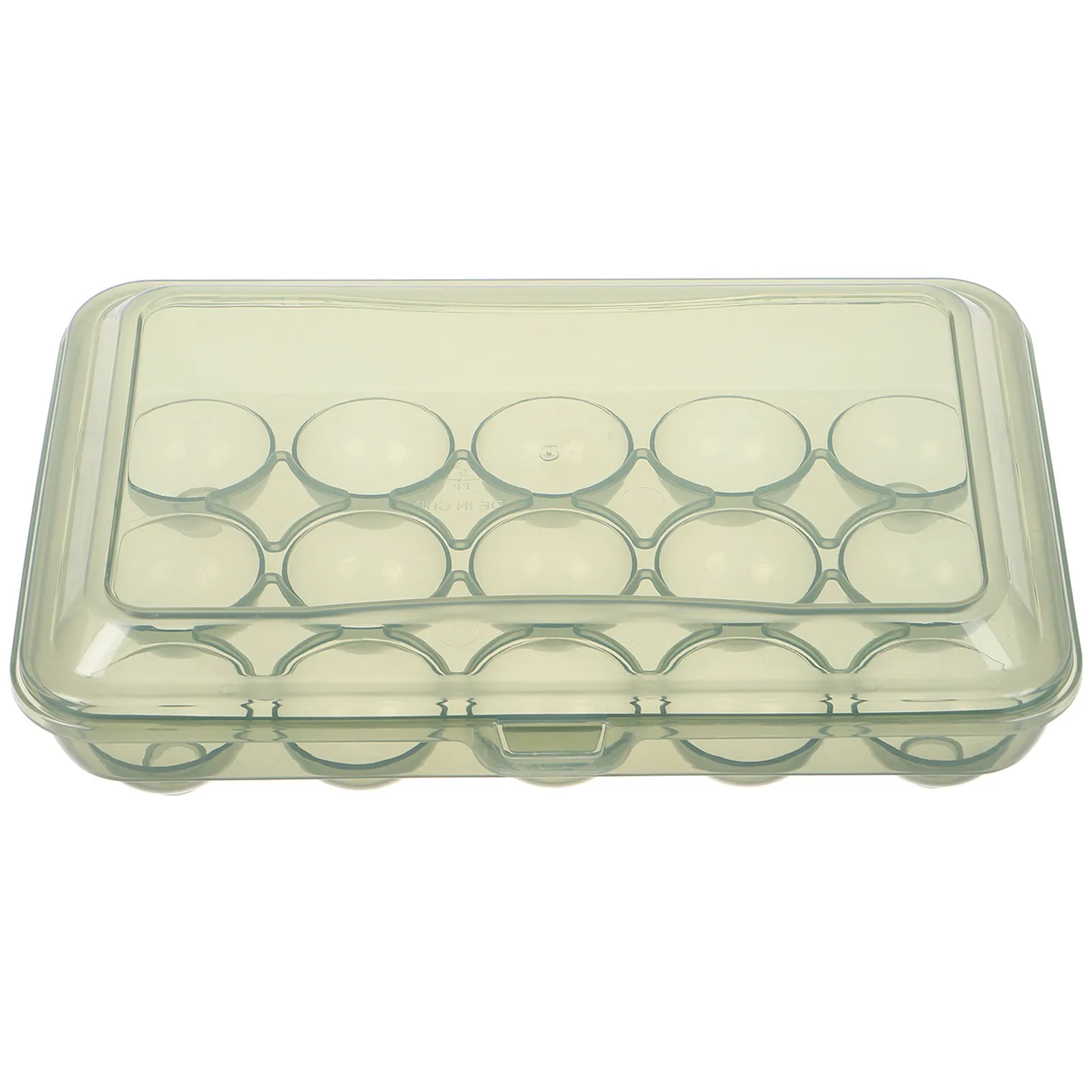 

Chicken Egg Holder Plastic Egg Tray Flip Lid Refrigerator Storage Case Kitchen Supply Organizer Kitchen Supply