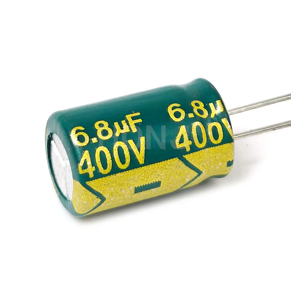 10PCS 400V6.8uf 8X12mm Aluminum Electrolytic Capacitor 6.8uf400v 400v 6.8uf 400V 6.8mf 400vdc 6.8MFD 400v6.8mf 6.8mf400v ±20%