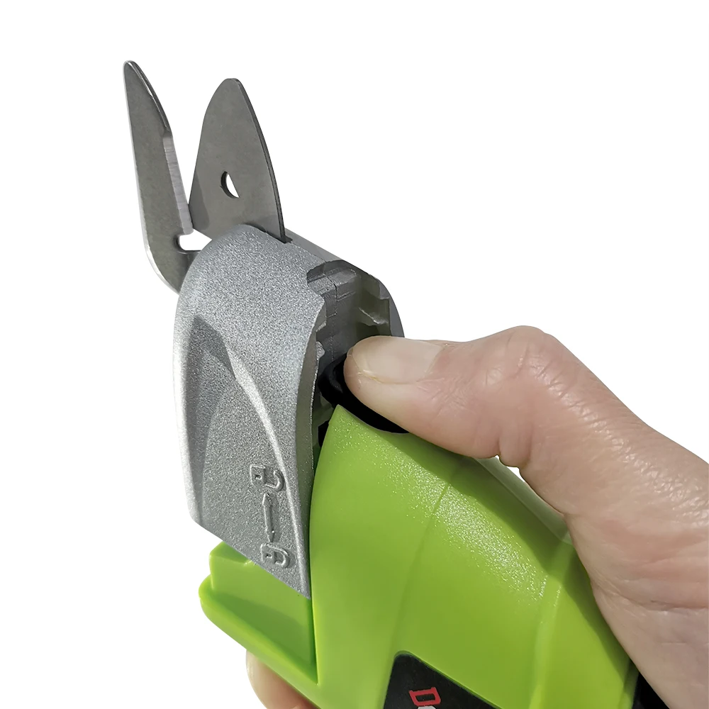 Imagem -02 - Tesoura Elétrica Recarregável Cortar a Lâmina para 3.6v Tecido sem Fio Cortador de Bateria Pano Tapete Pvc Couro Costurar Cisalhamento