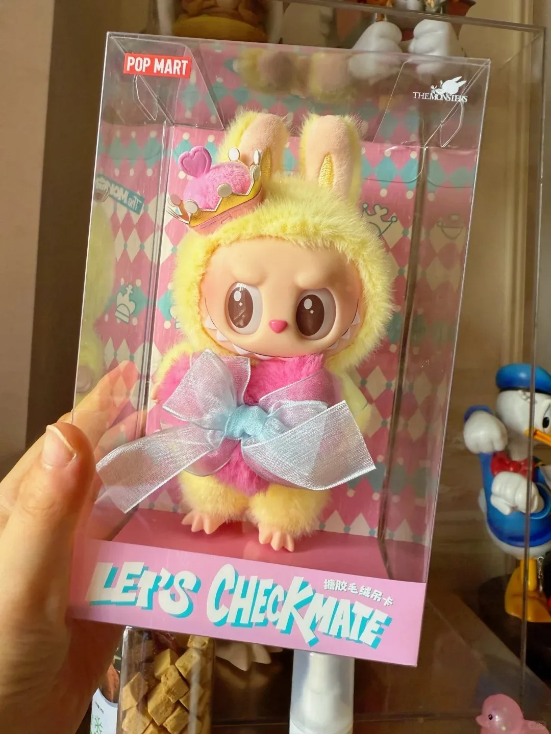 

Original Pop Mart Labubu King and Queen Chess Adventure and V1 Time To Chill 37CM Blind Box Vinyl Plush Hanging Card Gifts