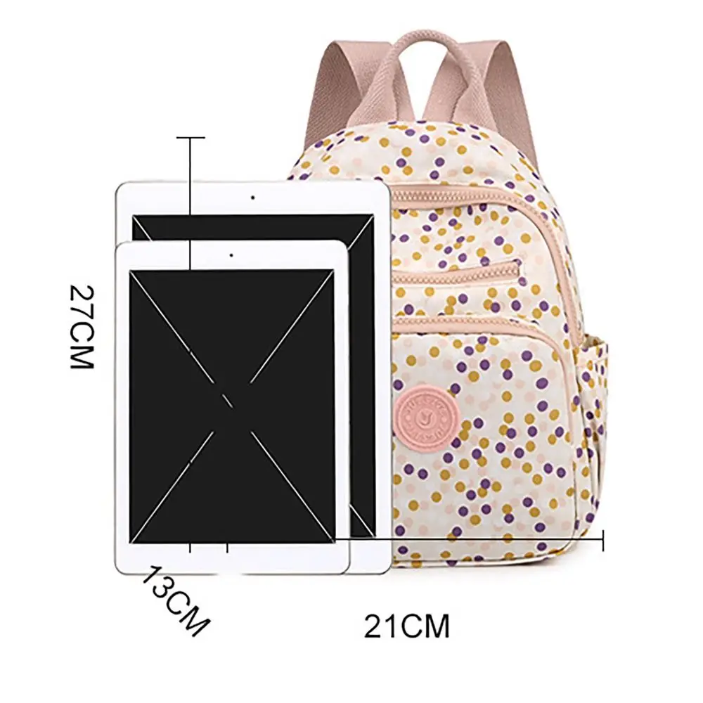 Large Capacity Backpack Lightweight Nylon Printing School Bags Waterproof Student Bag Travel Sports