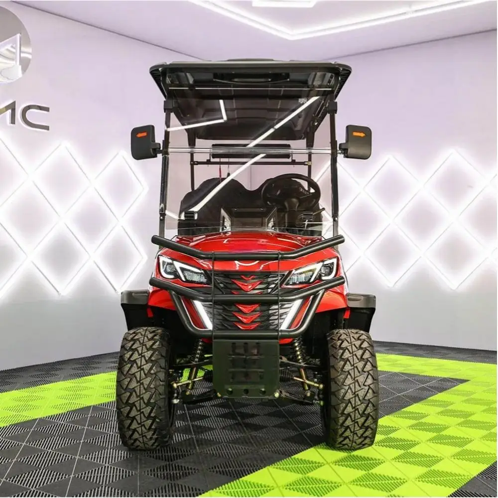 4 Seat Electric Golf Cart 48V Battery 5kw 30-50Km/h 50-70km  Motor Scenic Sightseeing Car Ferry Reception House Patrol