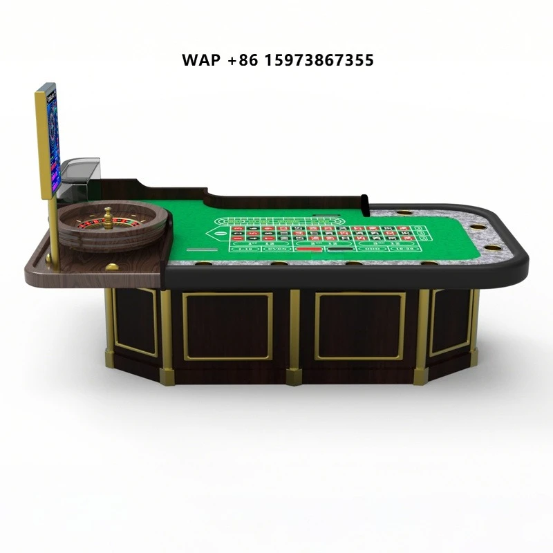 

Wholesale Solid Wood Euro Club Casino Luxury Real Custom European Style 0 Roulette Wheel Game Table Premium Professional