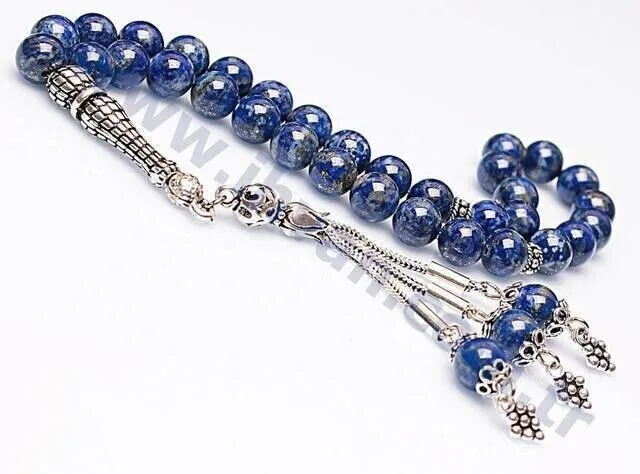 

IQRAH Lapis Lazuli Stone Rosary (925 SETTING SILVER)