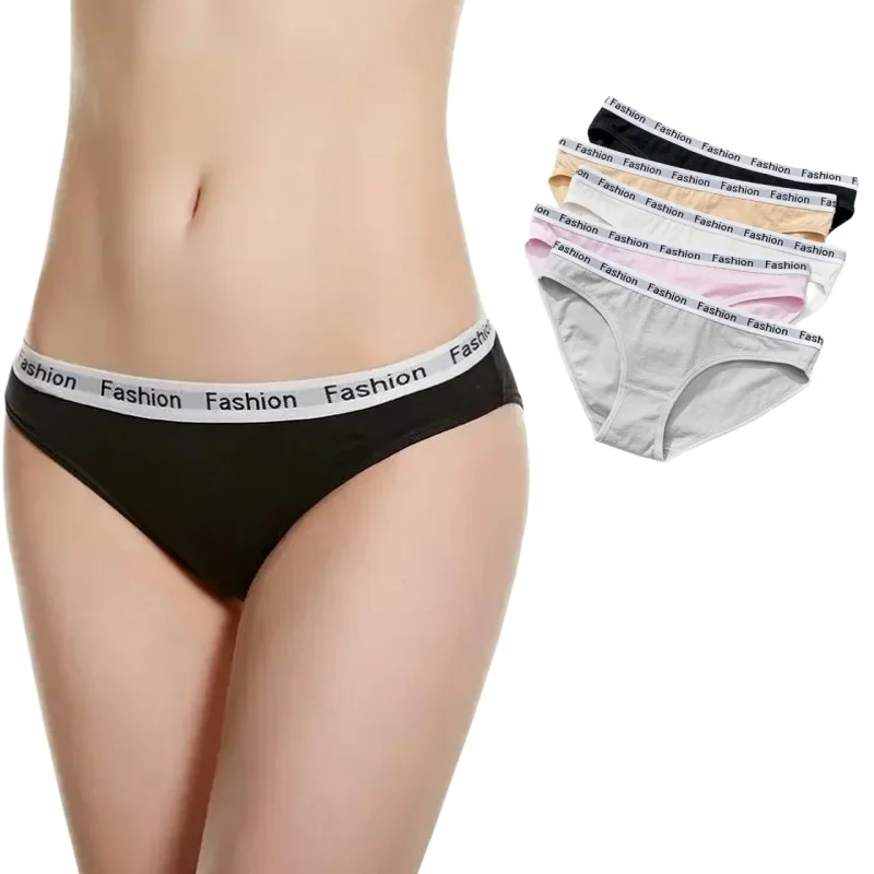 

2023 New Women's Underwear Panties Cotton Briefs Female Underwear Soft Sport Fashion Women Lingerie Intimates M-XL