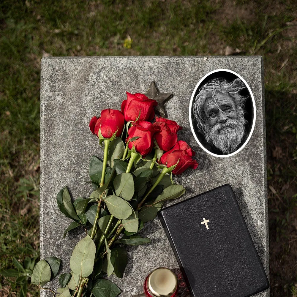 2D Flat Not 3D 1pc Custom Photo Memorial Headstone Tile Personalized Remembrance Gift for Holidays Pet Memorial Decor