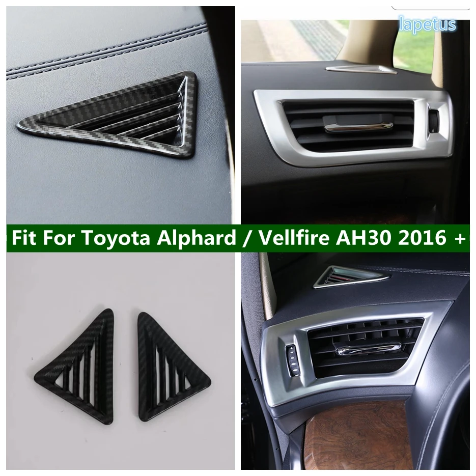 

Front Dashboard Upper Air Conditioner Outlet AC Vent Cover Trim For Toyota Alphard / Vellfire AH30 2016 - 2021 Car Accessories