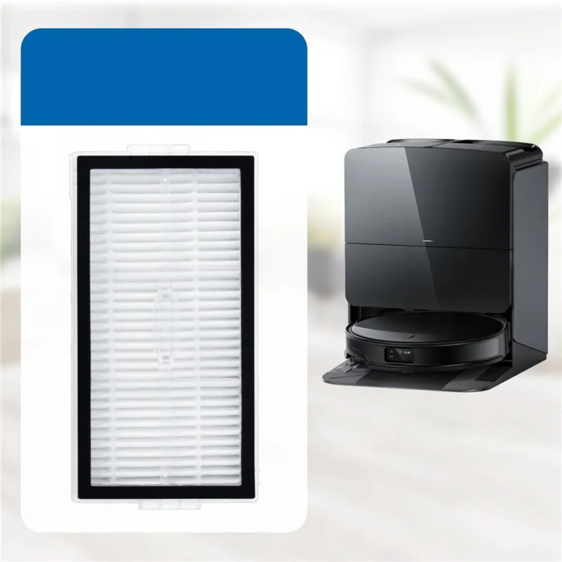 UNCL 8 عبوات من فلتر HEPA البديل لملحقات المكنسة الكهربائية Roborock Saros 10R