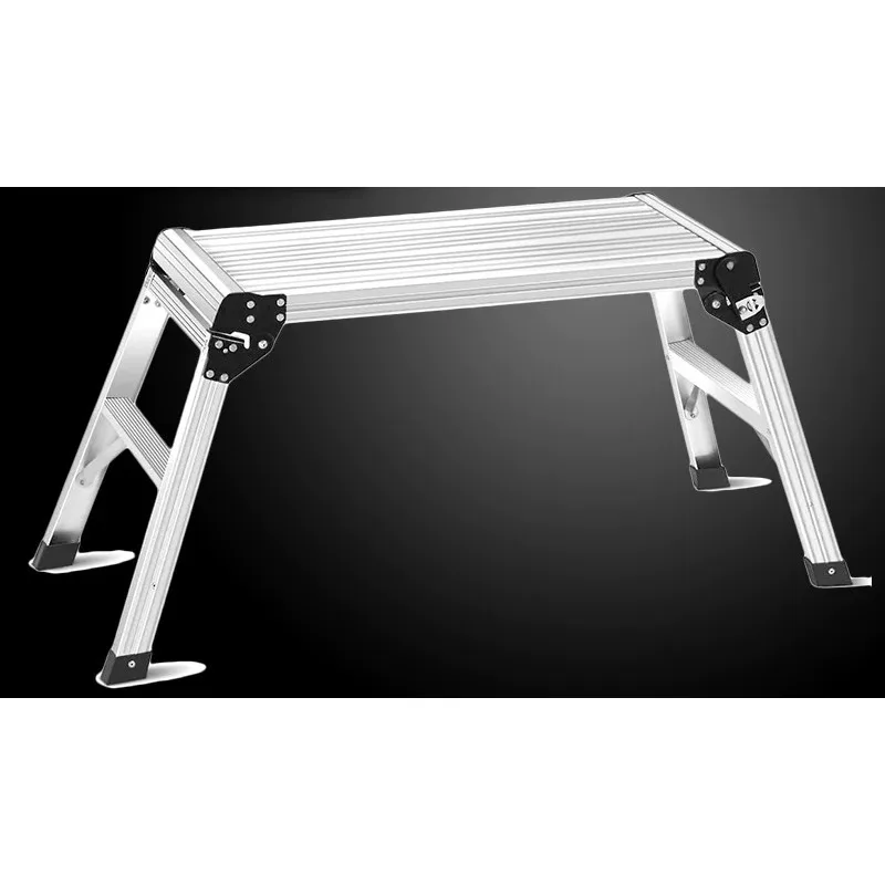 Multi Functional Aluminum Alloy Household Car Wash Stool Decoration Portable Folding Tool Climbing Platform Two-step Ladder