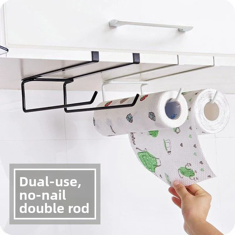 nouveau-porte-serviettes-en-papier-sous-l'armoire-etagere-de-rangement-support-de-papier-toilette-barre-porte-serviettes-organisateur-pas-de-percage-requis