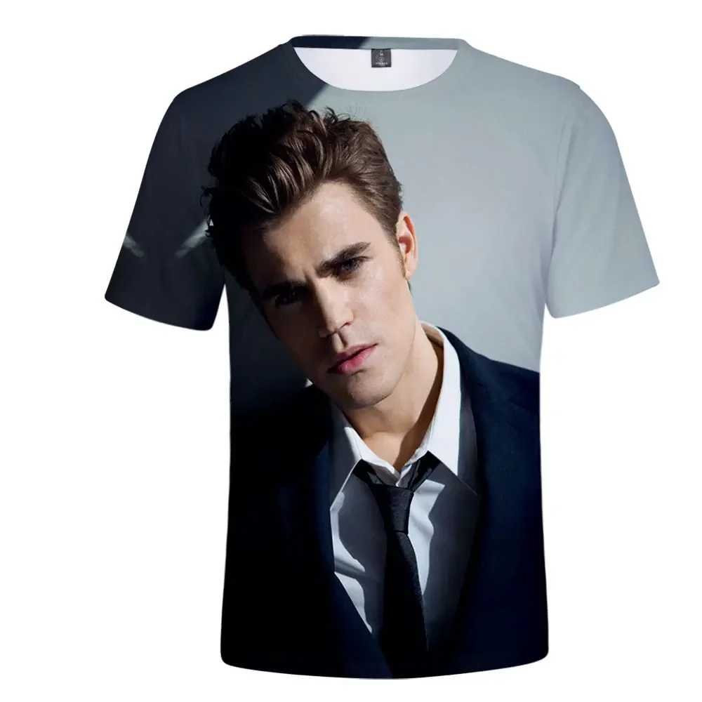 

The Vampire Diaries 3d Printed Quick-drying Breathable Sport Camiseta Gym Hombre Four Seasons O Collar Plus Size T-shirt for Men