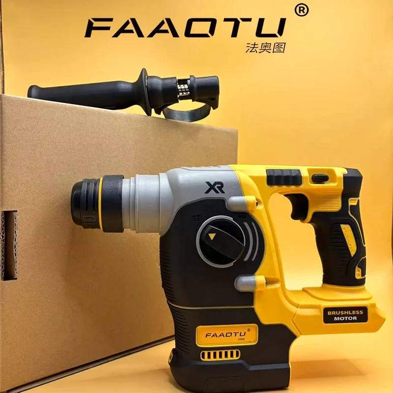 FAAOTU 273 brushless rotary hammer, same durability as DW, 20V power tool Compatible with DW batteries NO battery
