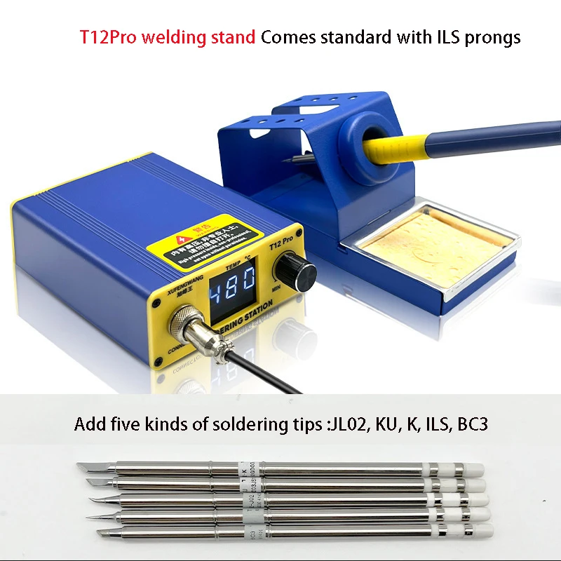 T12 Welding Table Constant Temperature Digital Display Large Screen Electric Soldering Iron Mobile Phone Repair Welding Table