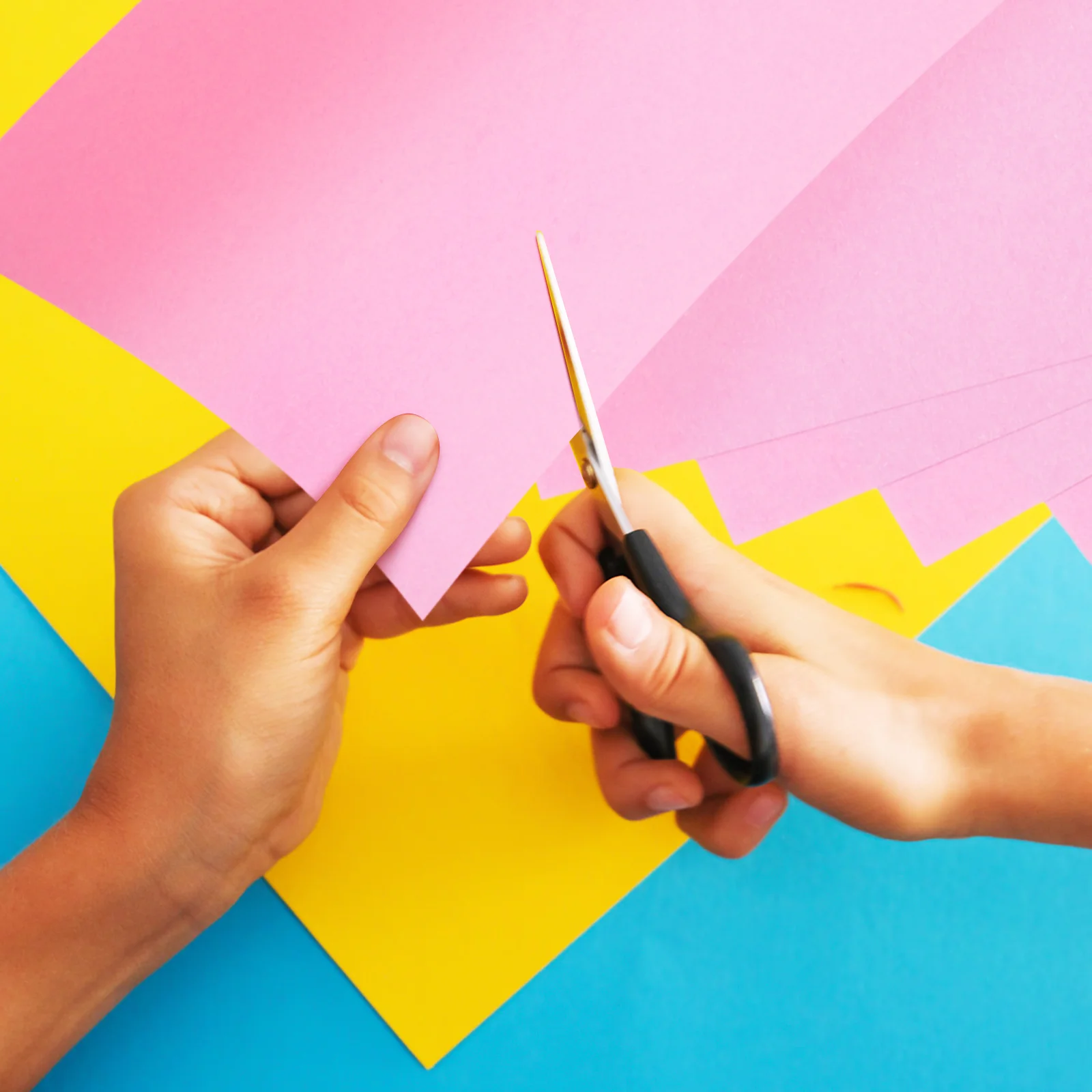 

100 Pcs Color Cardboard Paper Cardstock Printer A4 Colored Copy Printing Bulk Child