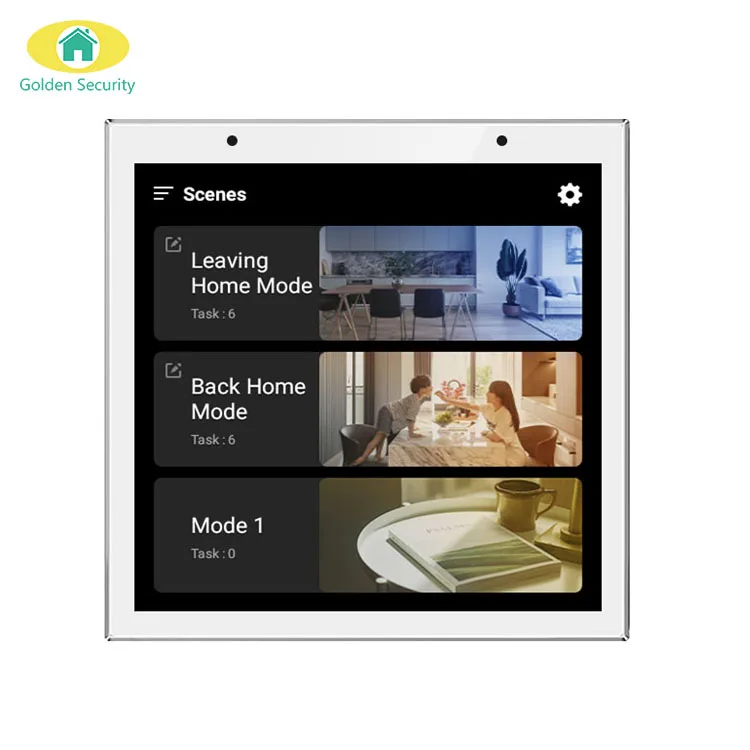 2025 New 4 Inch Tuya Smart Home Automation Control Panel Zigbee Gateway Music Amplifier Player Music Center Control Panel