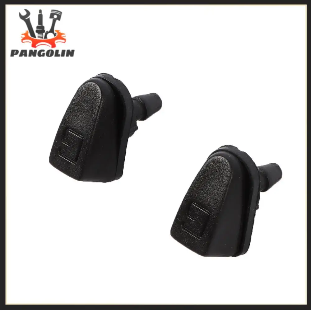 

2Pcs Black Universal Mist Water Car Spray Fan-shaped Washer Nozzles Windscreen Jet For Car Windscreen Nozzle Accessories
