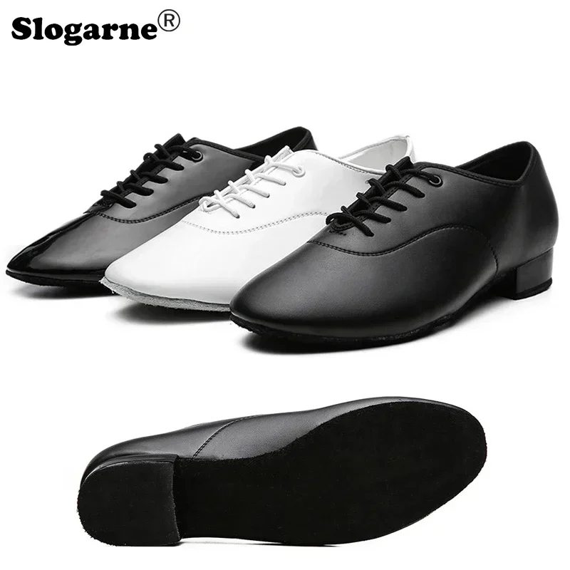Male 2025 Sansha Latin Shoes Men 2.5CM Heel Latin Dance Shoes Man Modern Jazz Tango Waltz Ballroom Sports Dance Shoes Stage Wear