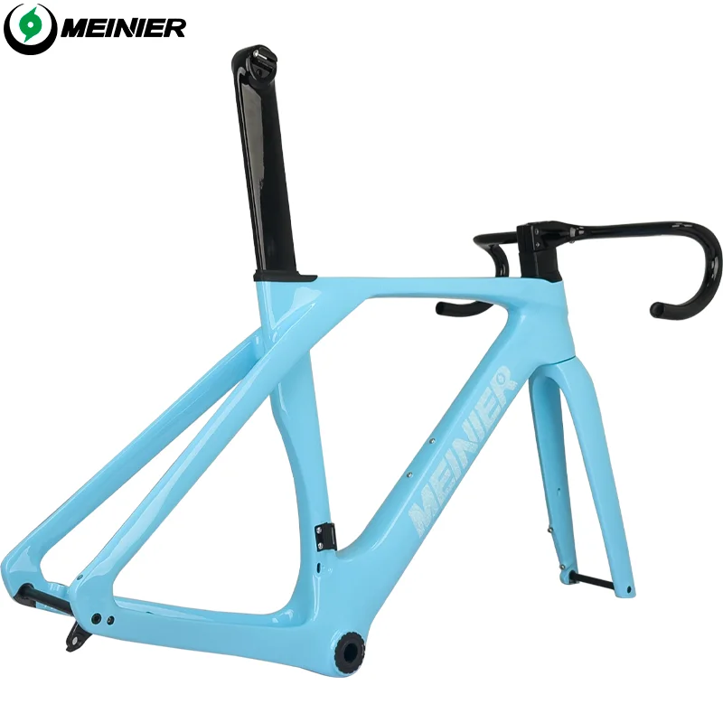 Fully Hidden Carbon Disc Road Bike Frame 700x32CTire T47 BB Bicycle Frameset Eps Process Lightweight Road Bike Carbon Frame