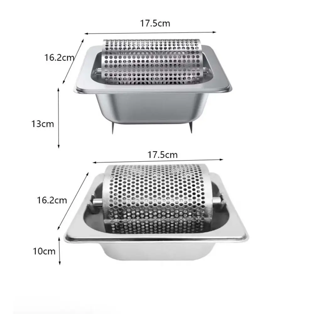 Stainless Steel Butter Roller Removable Labor-saving Butter Applicator Efficient with Base Butter Dispenser Restaurant