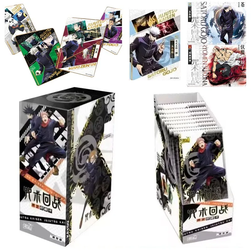 

Newest Jujutsu Kaisen Collection Card Japanese Anime Gojo Satoru Booster Box Doujin Toys And Hobbies Gift With Metal Card