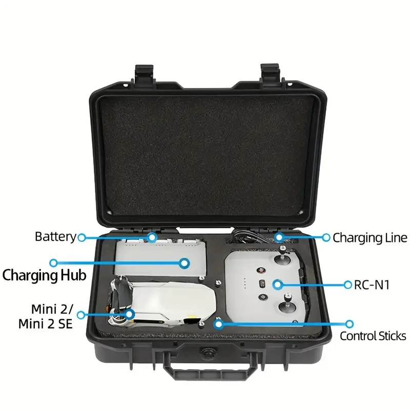 For DJI Mini 2/ Mini 2 SE Storage Case Explosion-proof Suitcase Protective Cover Handbag For DJI Mini 2 Se Drone Bag Accessories