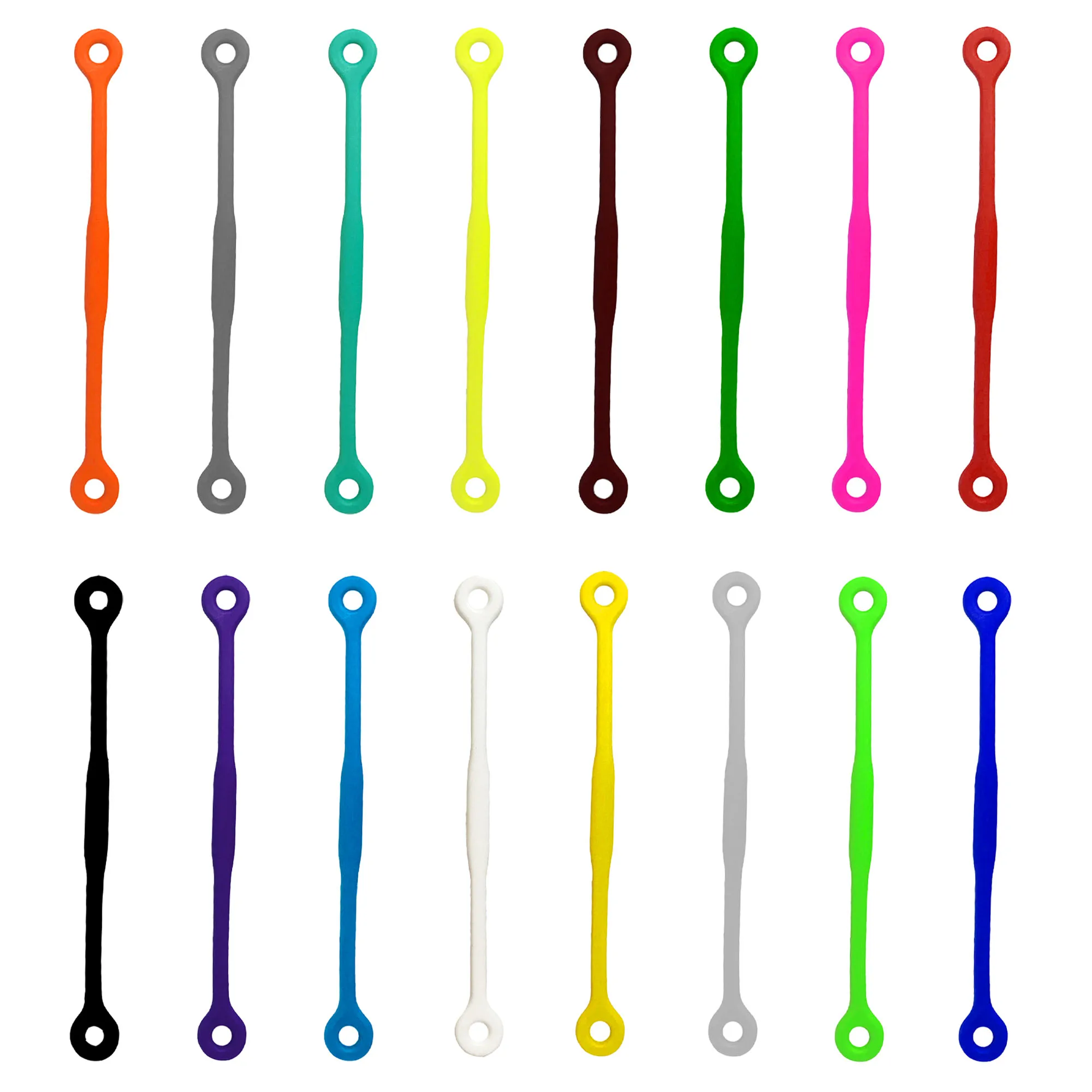 

100 Pcs Tennis String Dampeners Soft Long Tie Silicone Shock Absorbers Accessories for Tennis Rackets and Squash Rackets
