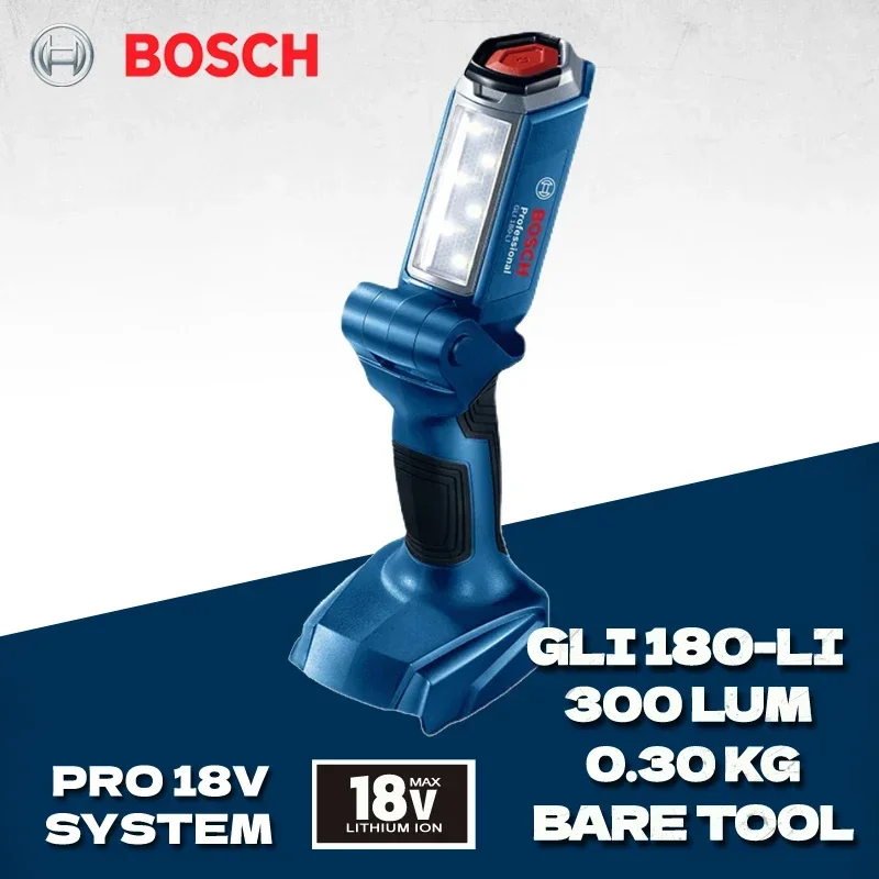 Фонарь аккумуляторный Bosch, 18 в, 300 люмен