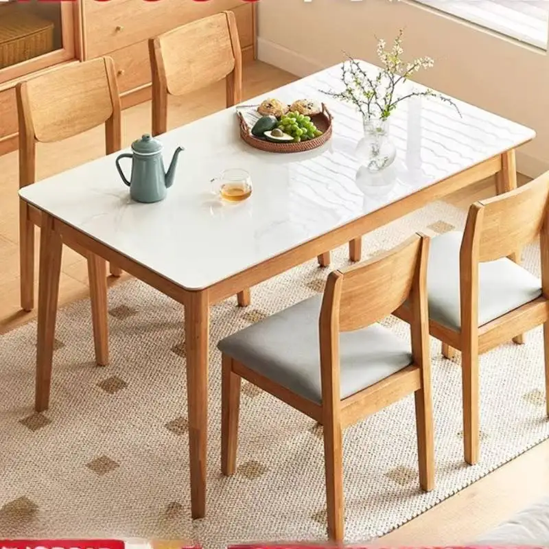 

Minimalist Modern Dining Table Kitchen Nordic Luxury Extending Dining Table Conference Study Mesa Para Comedor Furniture Home