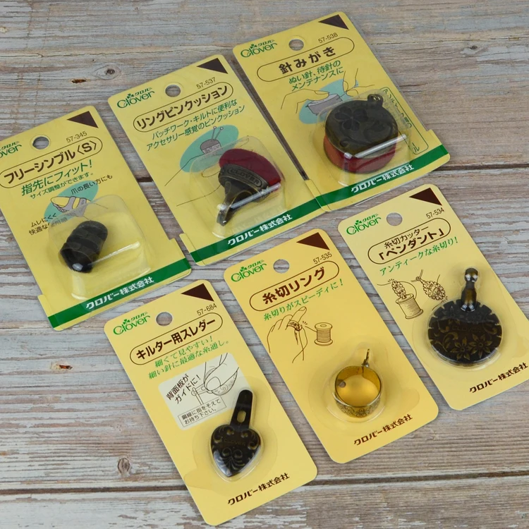 Japan CLOVER Retro Łączniki pierścieniowe / Igła szlifierska Poduszka na szpilki