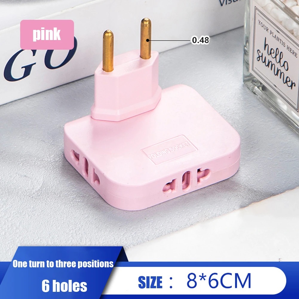 180 Degree Rotation Outlet European AC Power Outlet For Tight Spaces For Compact Areas 180 Rotation Ultra-thin Design