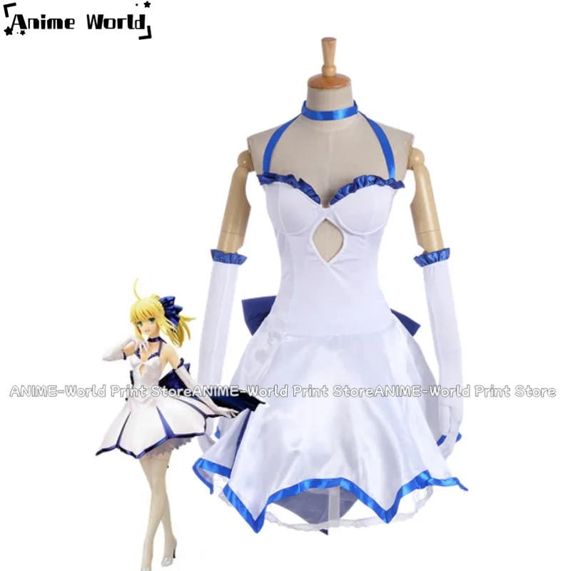 

》 Таможенный Размер 》 аниме Fate/Zero Fate Stay Night Anime Saber Lily костюмы для косплея