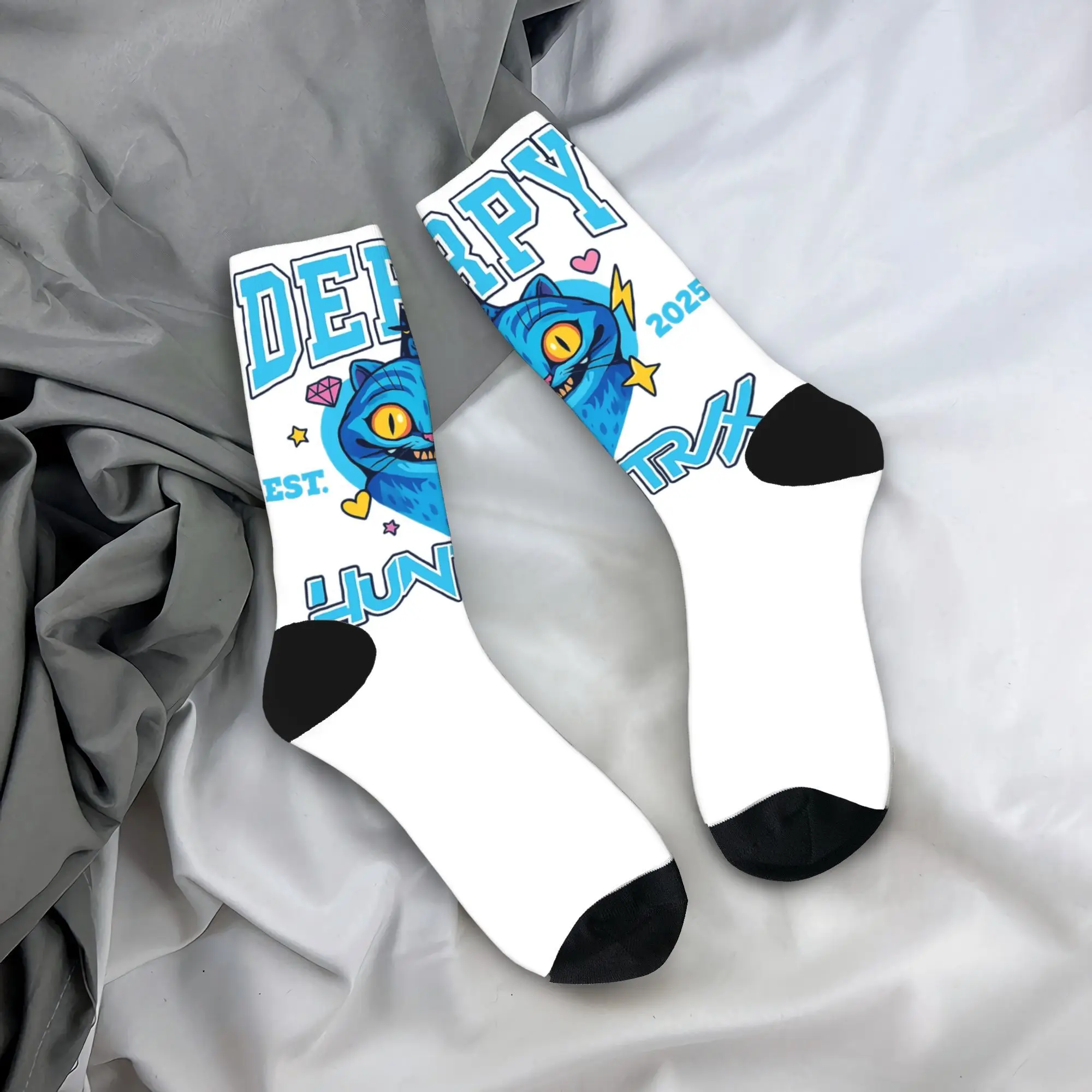 

Kpop Demon Hunters Tiger Kpop Huntrix аниме чулки мужские носки мягкие готические носки зимние нескользящие дизайнерские носки для бега подарок