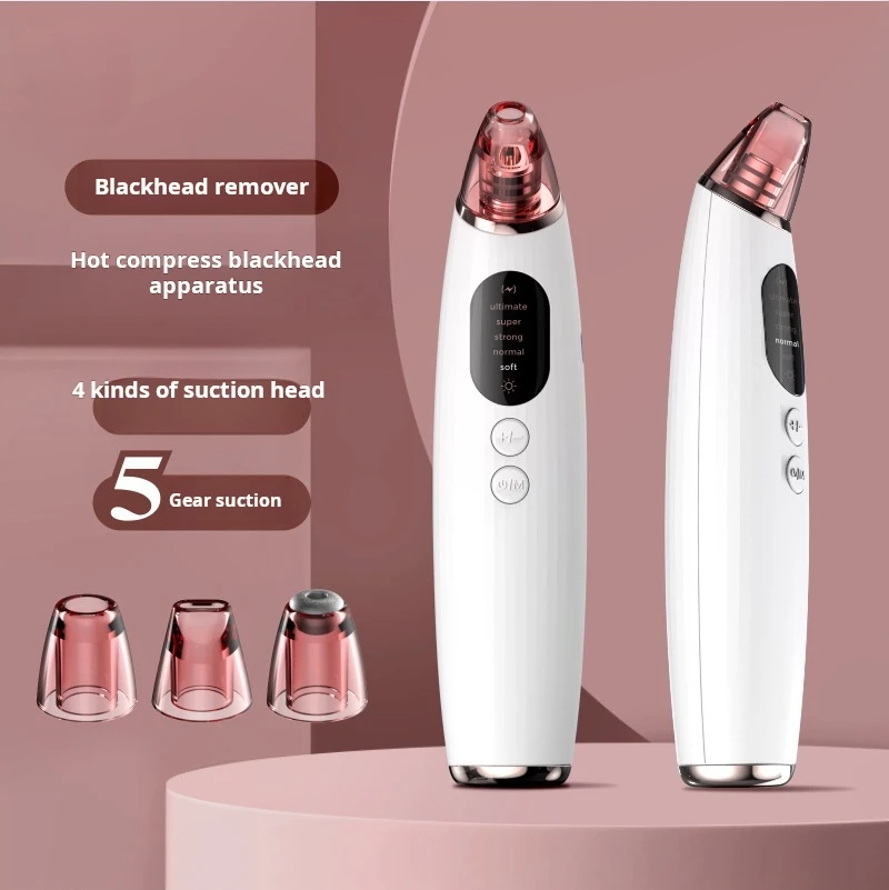 Compresse chauffante appareil pour points noirs électrique aspiration de points noirs acné portable maison nettoyeur facial intelligent nettoyeur de pores