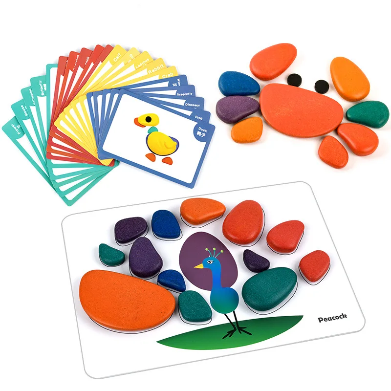 Kinder Holz DIY Puzzle Verrückte Stein Bausteine Kreativität Entwicklung Spielzeug Montessori Frühen Pädagogisches Spielzeug Geschenke Kinder